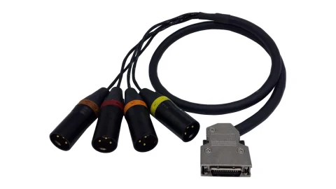 Digital cable AES OUT 3M MDR 26-pin to 4x XLR-3M