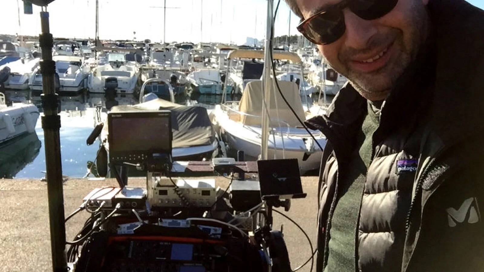 Xavier Dreyfuss at work with SONOSAX equipment