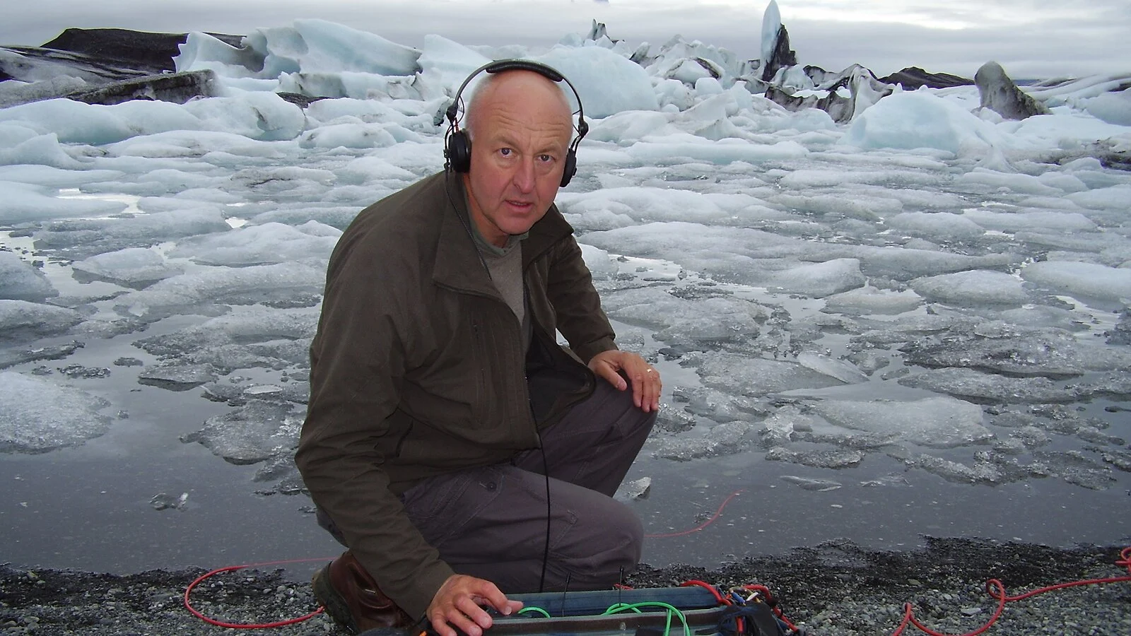 Chris Watson at work with SONOSAX equipment
