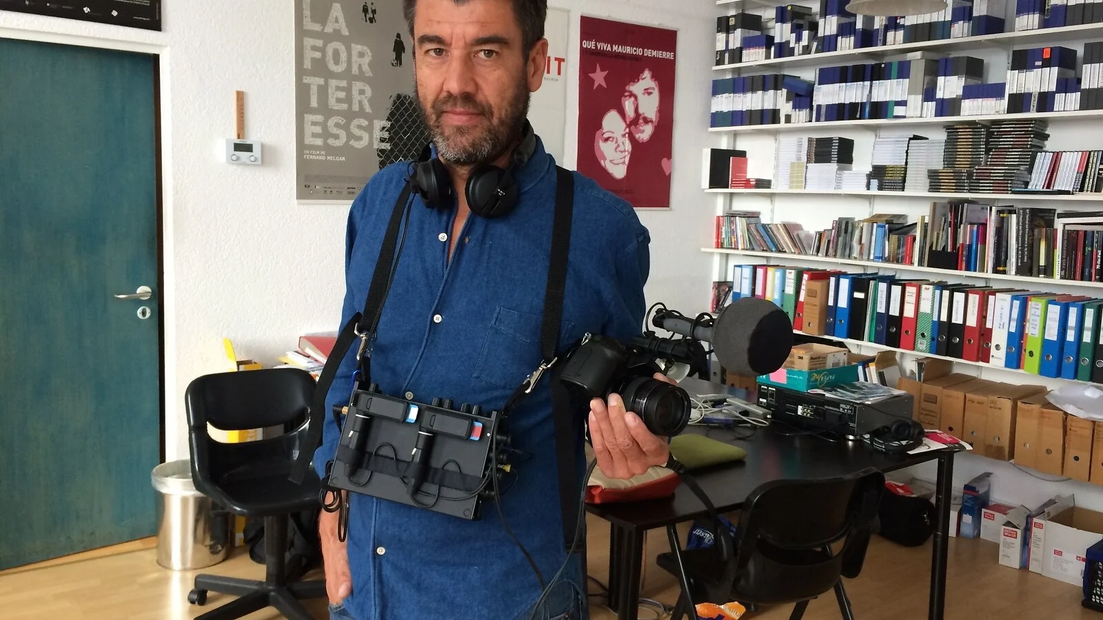 Fernand Melgar at work with SONOSAX equipment