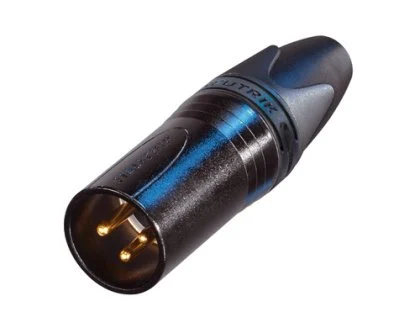 Neutrik NC3MXX-B XLR 3-pin male cable connector
