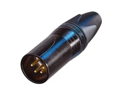 Neutrik NC4MXX-B XLR 4-pin male cable connector
